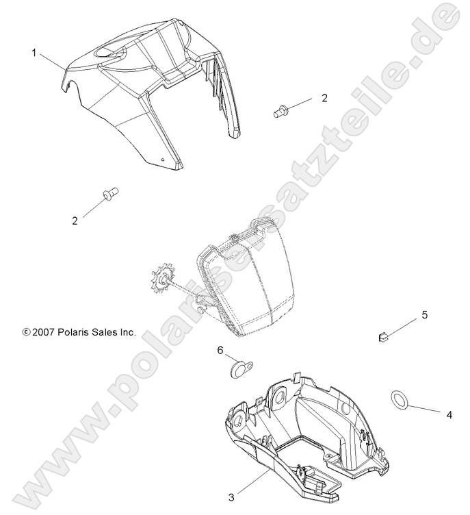 BODY, HEADLIGHT POD BODY, HEADLIGHT POD