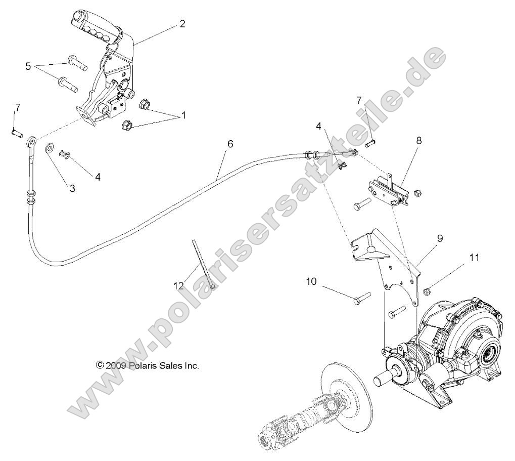 Brakes, Park Brake Asm.