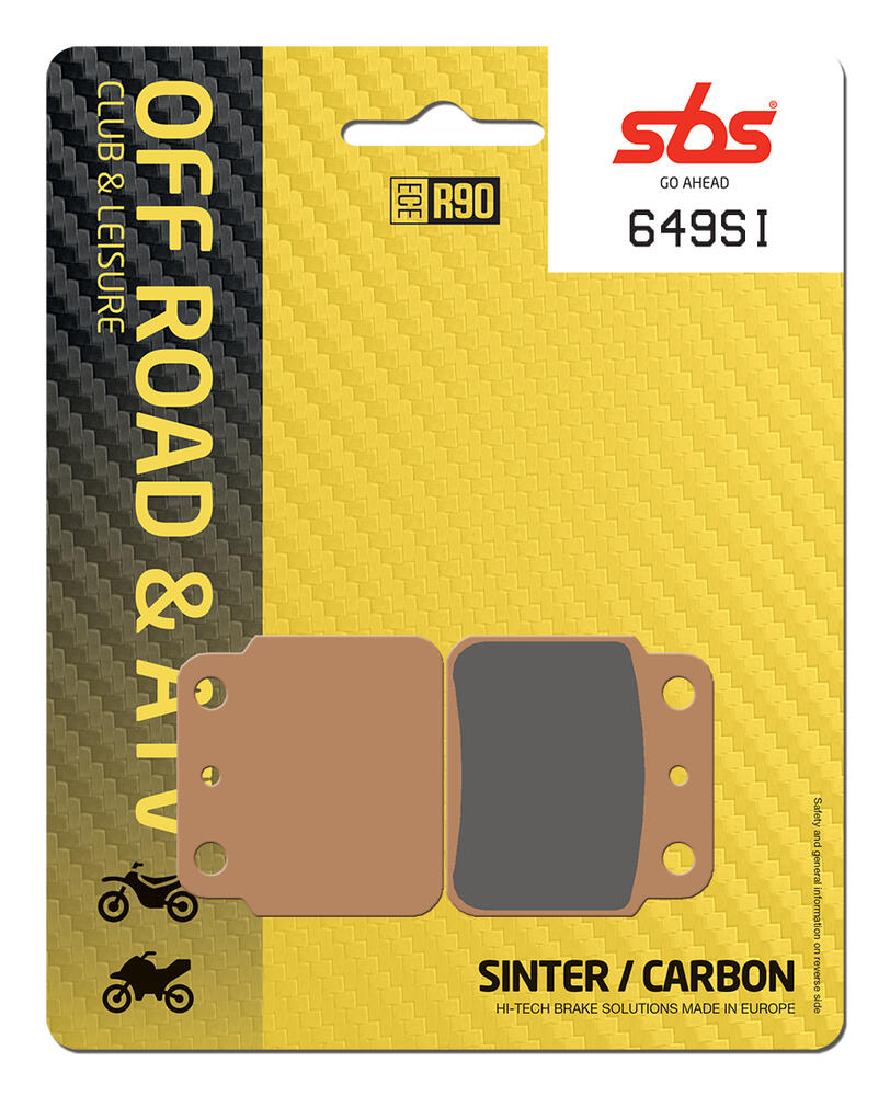 SBS_649_SI SBS Bremsbeläge Offroad & ATV Sintermetall - 649SI