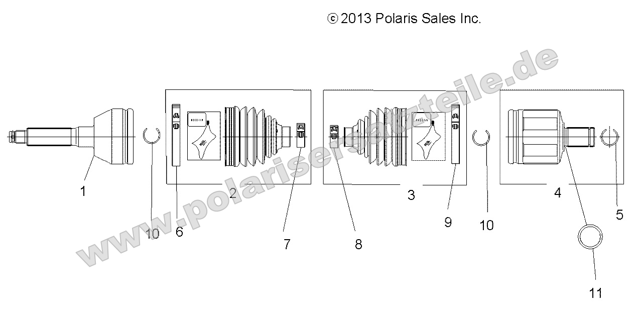 Drive Train, Front Drive Shaft Drive Train, Front Drive Shaft