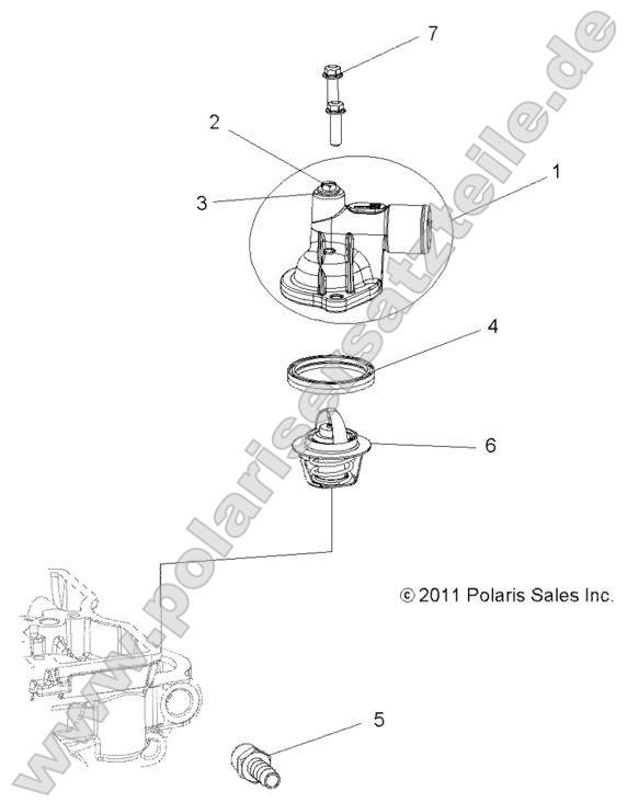 Engine, Thermostat and Cover