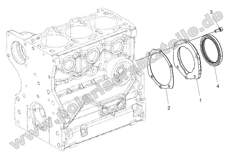 Engine, Crankshaft Oil Seal Flange Engine, Crankshaft Oil Seal Flange