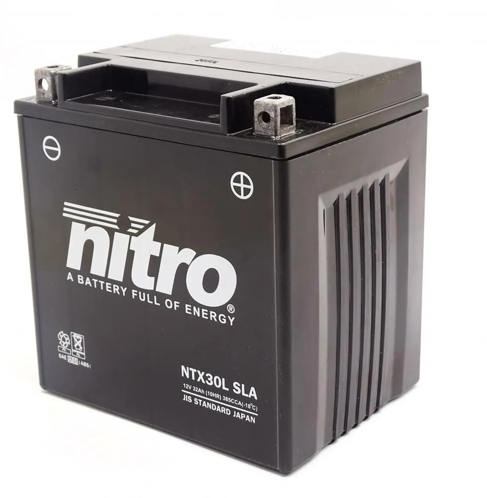 Nitro_NTX30L_YTX30L_BS_SLA_GEL_AGM_Batterie_12V_32AH___Einbaufertig_2 Nitro NTX30L / YTX30L-BS SLA GEL AGM Batterie 12V 32AH - Einbaufertig