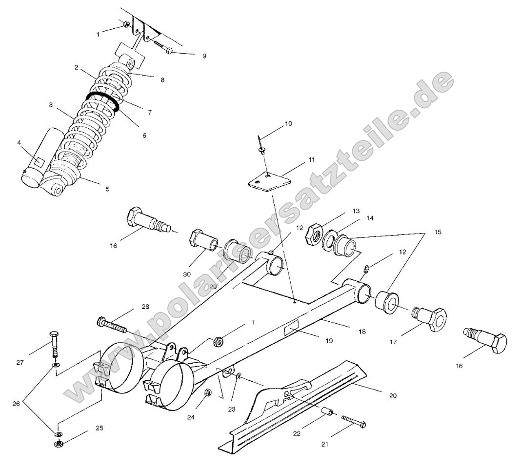 Swing Arm/Shock Mounting