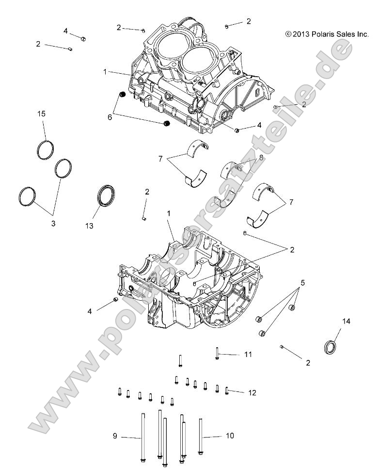 Engine, Crankcase Engine, Crankcase