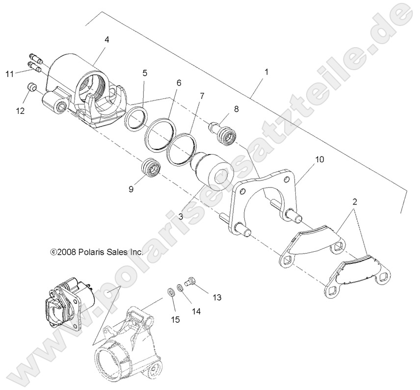 BRAKES, REAR CALIPER BRAKES, REAR CALIPER