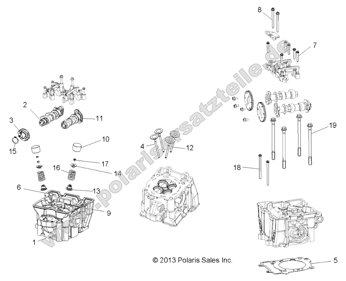 Engine, Cylinder Head, Cams and Valves Engine, Cylinder Head, Cams and Valves