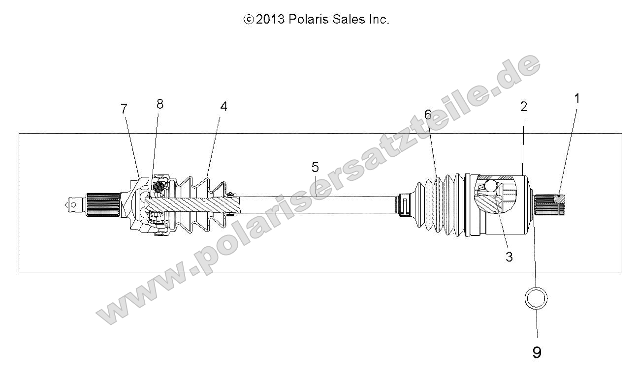 Drive Train, Drive Shaft, Front Drive Train, Drive Shaft, Front