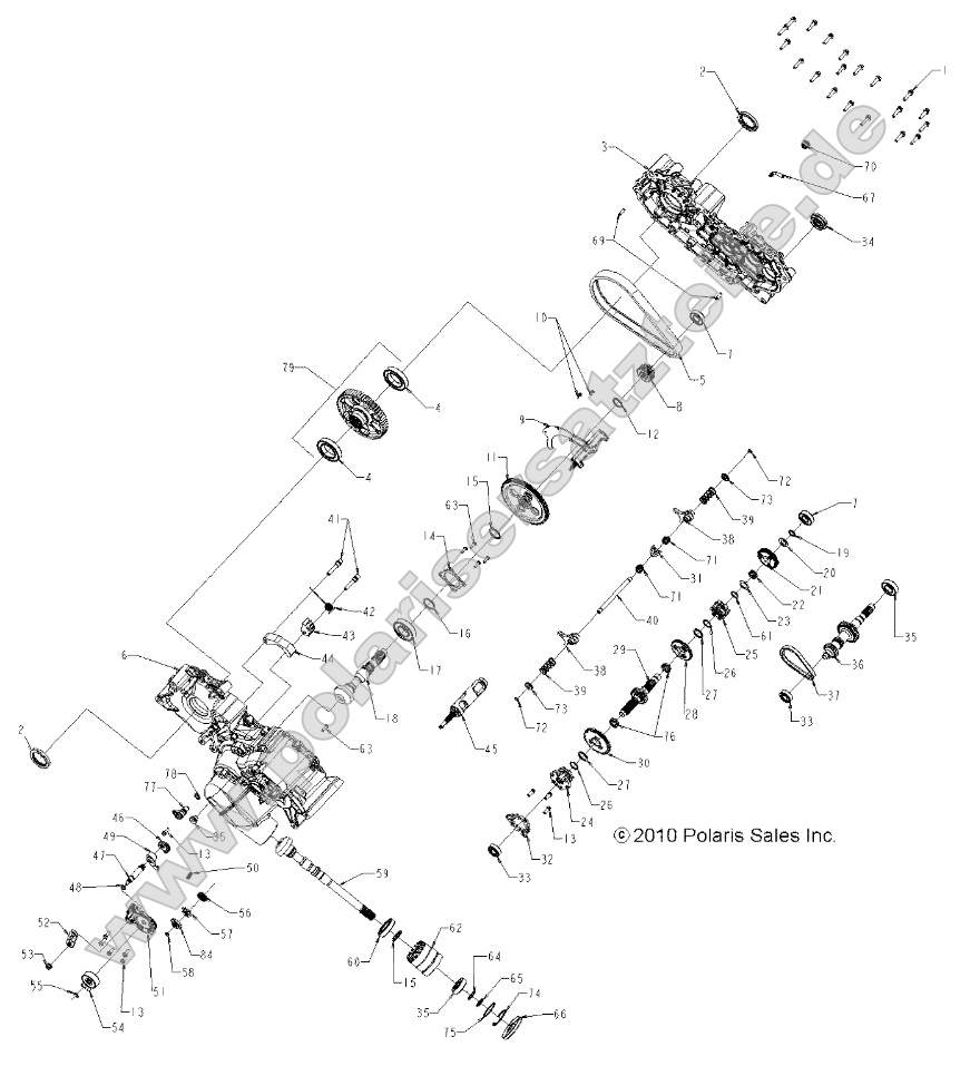 Drive Train, Main Gearcase Drive Train, Main Gearcase