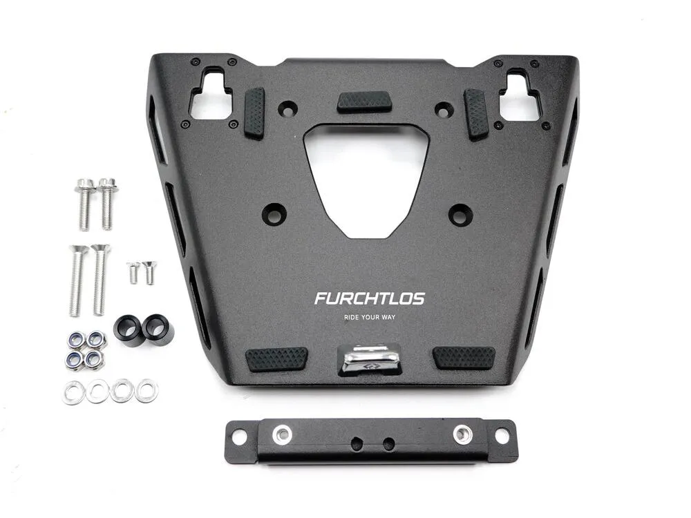 Furchtlos RANGER Aluminium Topcase Montageplatte schwarz - Honda CRF 1100 Africa Twin 2020-24