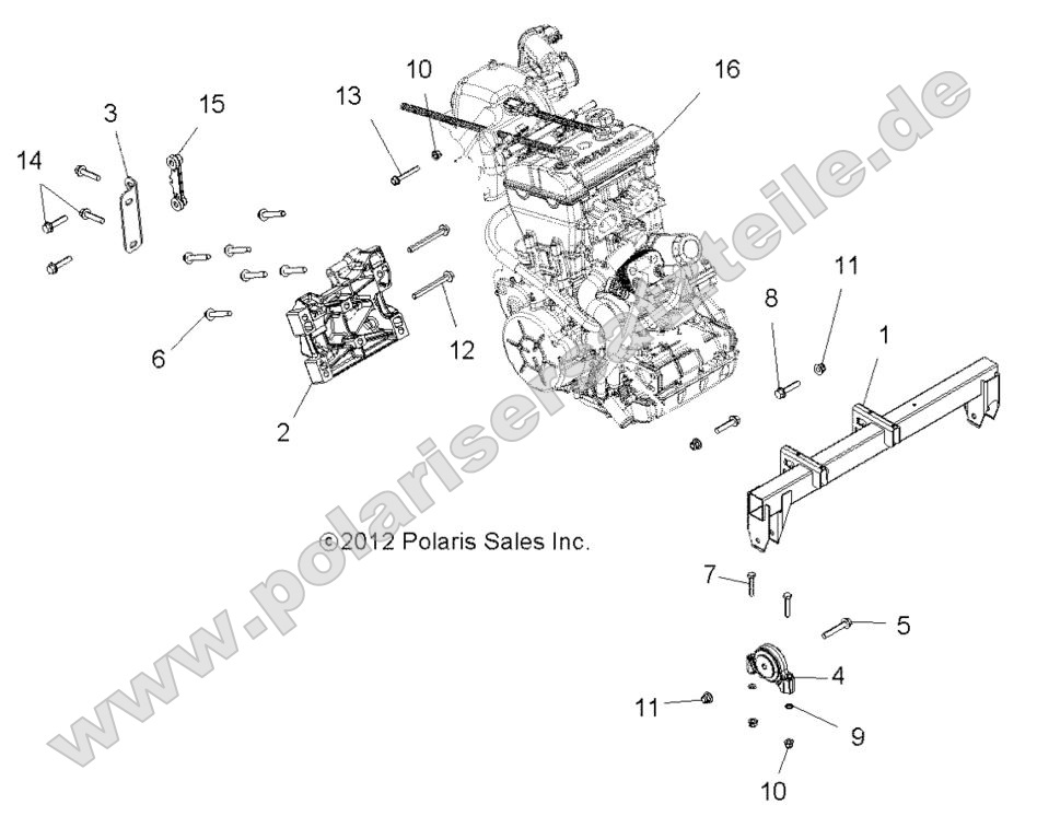 Engine, Engine Mounting