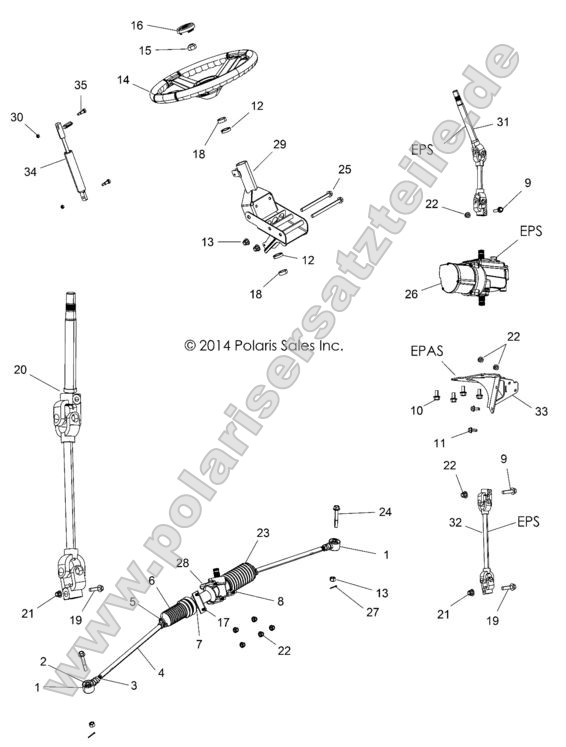 Steering, Steering Asm.
