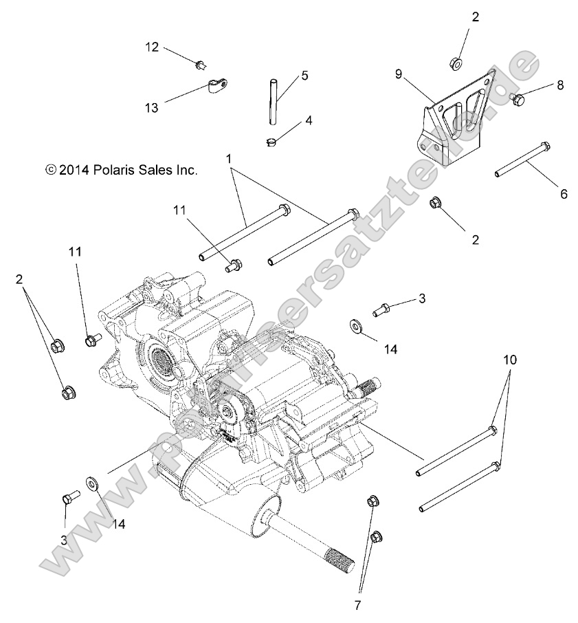 Drive Train, Main Gearcase Mounting Drive Train, Main Gearcase Mounting