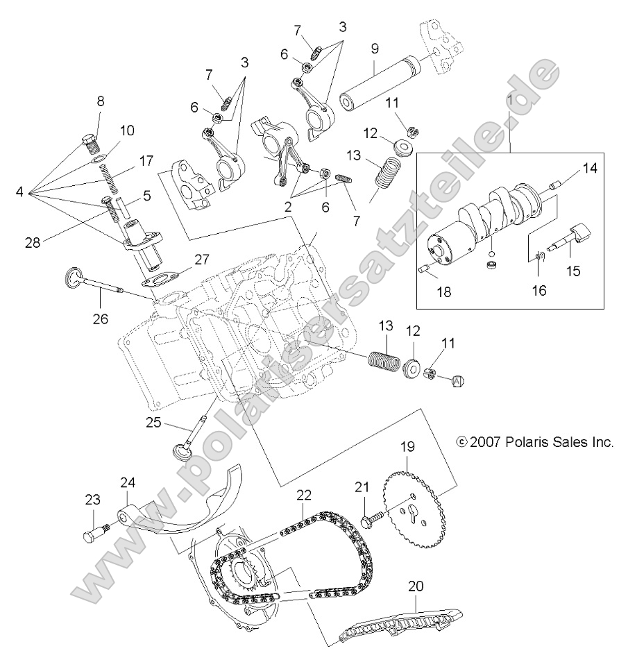 Engine, Valves and Camshaft Engine, Valves and Camshaft