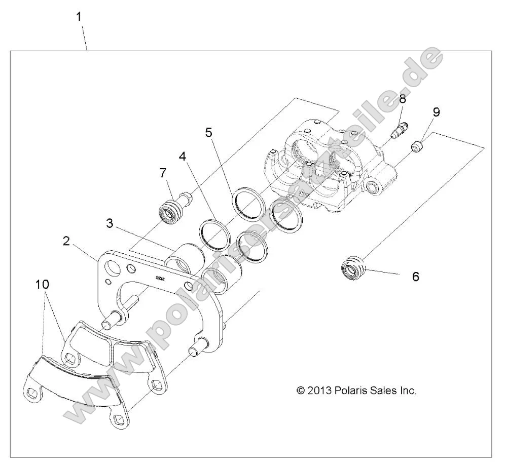 Brakes, Caliper, Front Brakes, Caliper, Front
