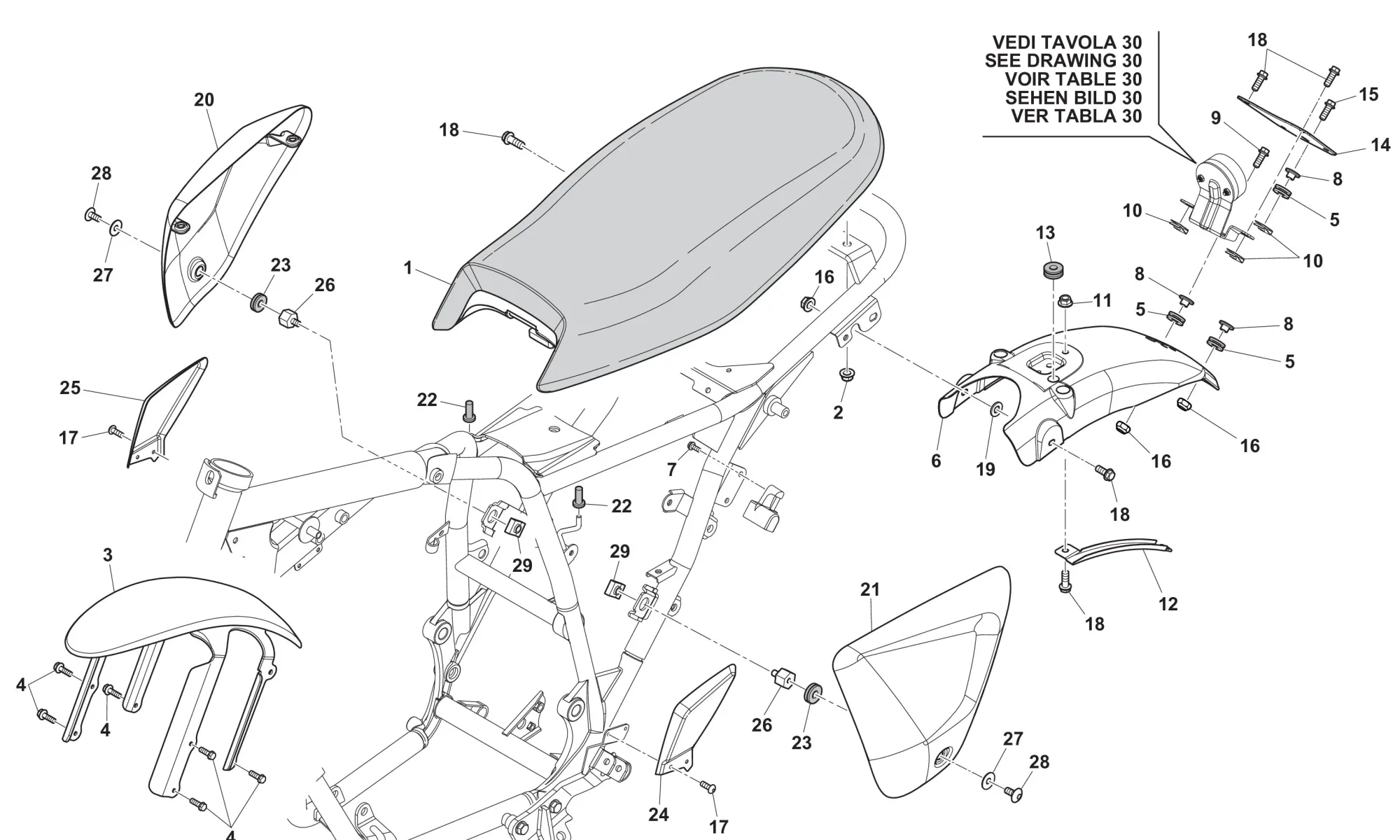 Verkleidung / Sitzbank Verkleidung / Sitzbank