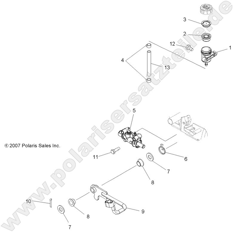 BRAKES, PEDAL and REAR MASTER CYLINDER BRAKES, PEDAL and REAR MASTER CYLINDER