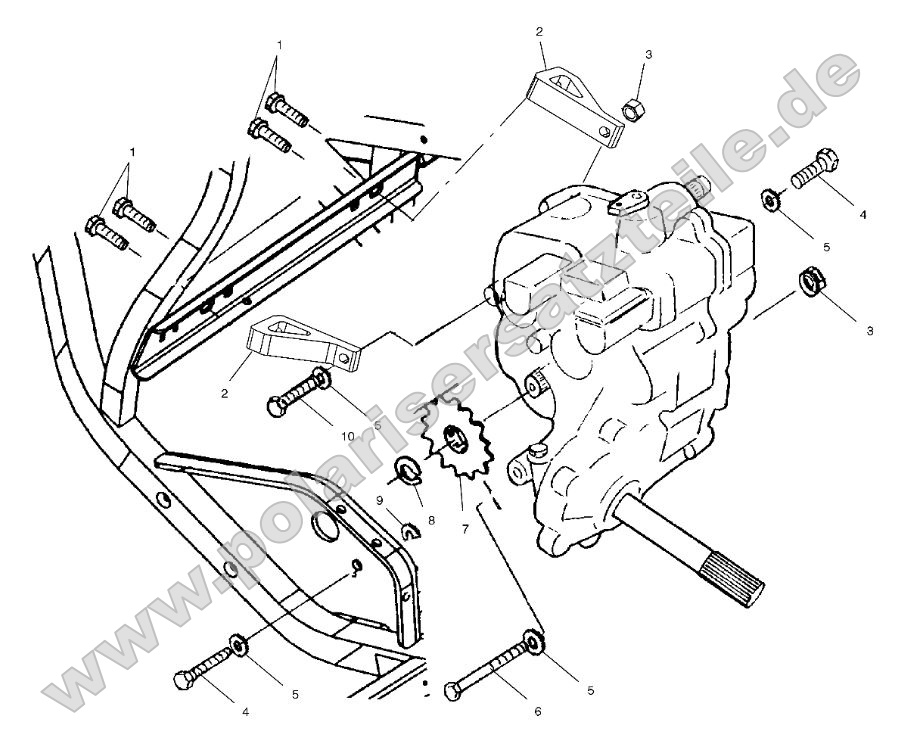 Gearcase Mounting Gearcase Mounting
