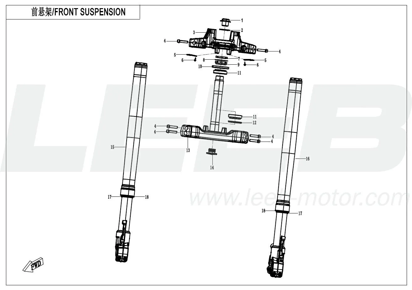 Vorderradaufhängung Vorderradaufhängung