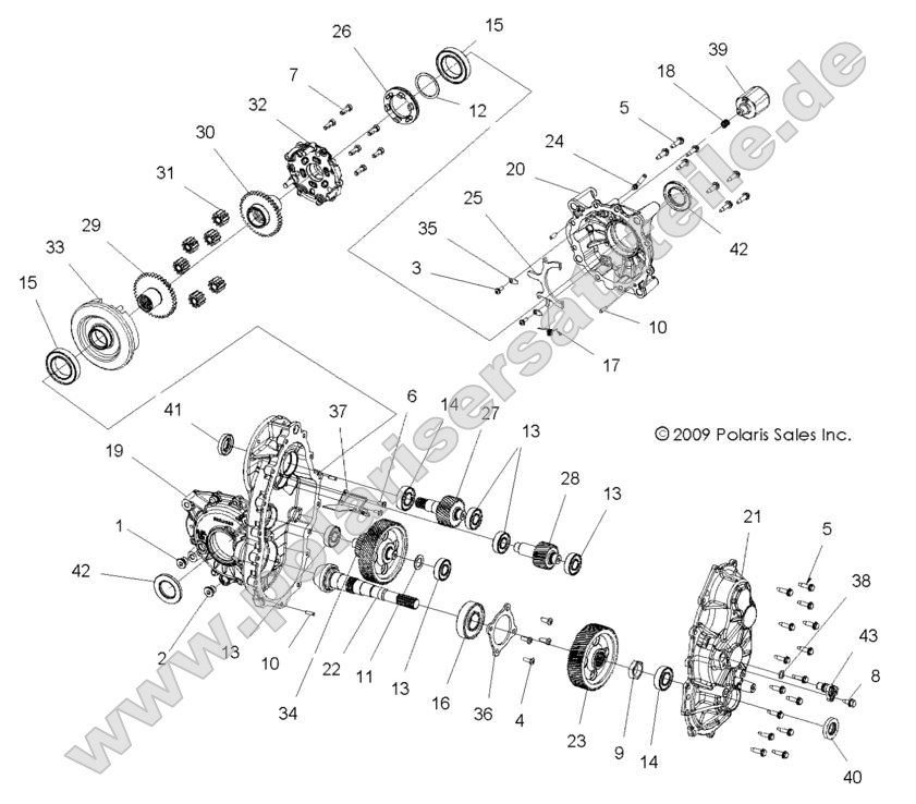 Drive Train, Main Gearcase