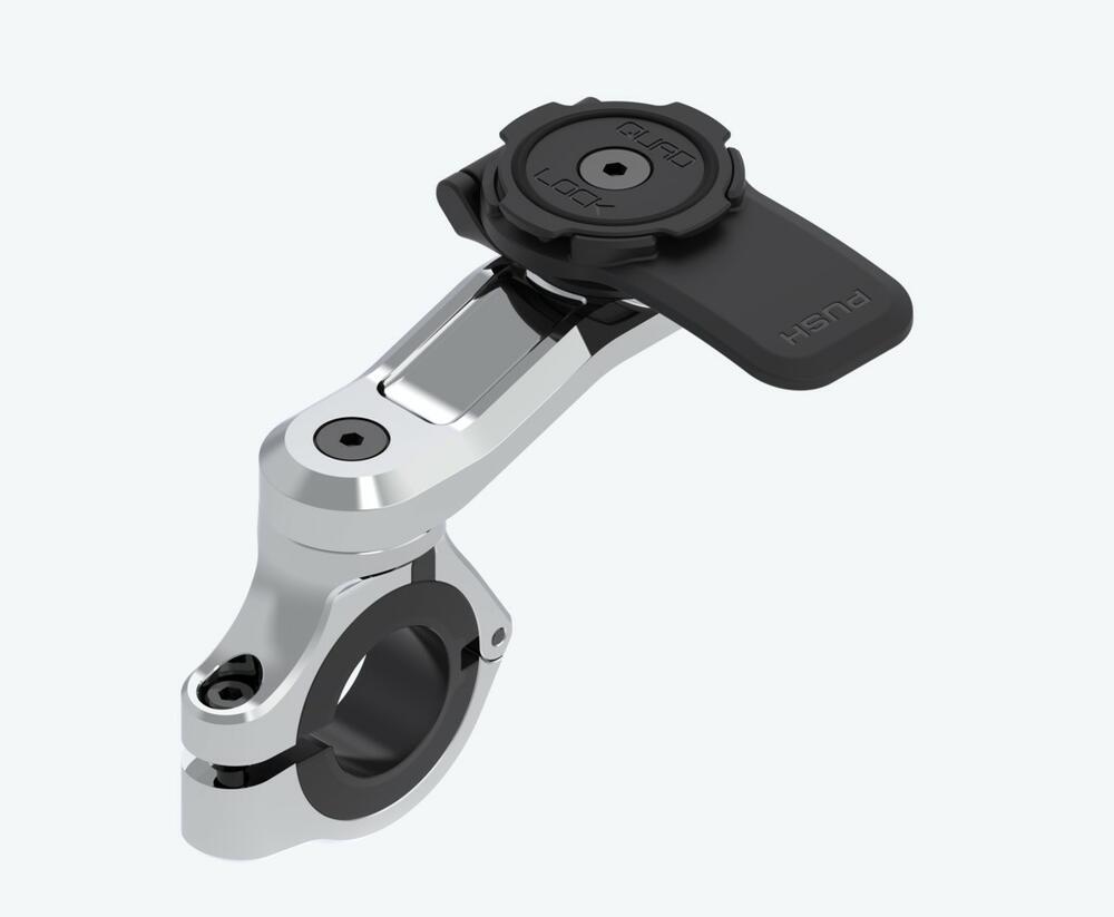 Quad-Lock-Pro-Chrom-Smartphone-Lenkerhalterung-QLM-HBR-CHR Quad Lock Pro Chrom Smartphone Lenkerhalterung - QLM-HBR-CHR