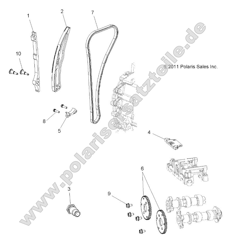 Engine, Cam Chain and Sprocket Engine, Cam Chain and Sprocket