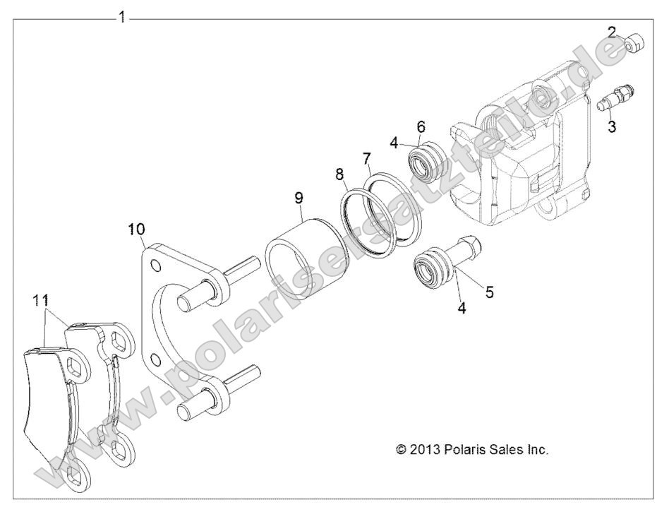 Brakes, Rear Caliper Brakes, Rear Caliper