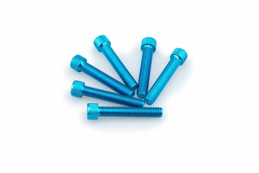PUIG INBUS-SCHRAUBEN-KIT M8X45MM. BLAU - 0516A