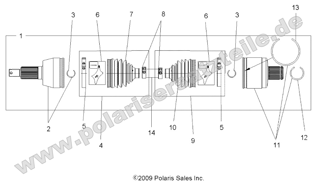 Drive Train, Drive Shaft, Rear Drive Train, Drive Shaft, Rear
