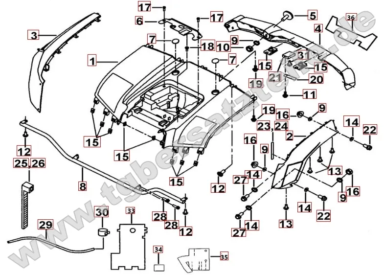 Heckverkleidung Heckverkleidung