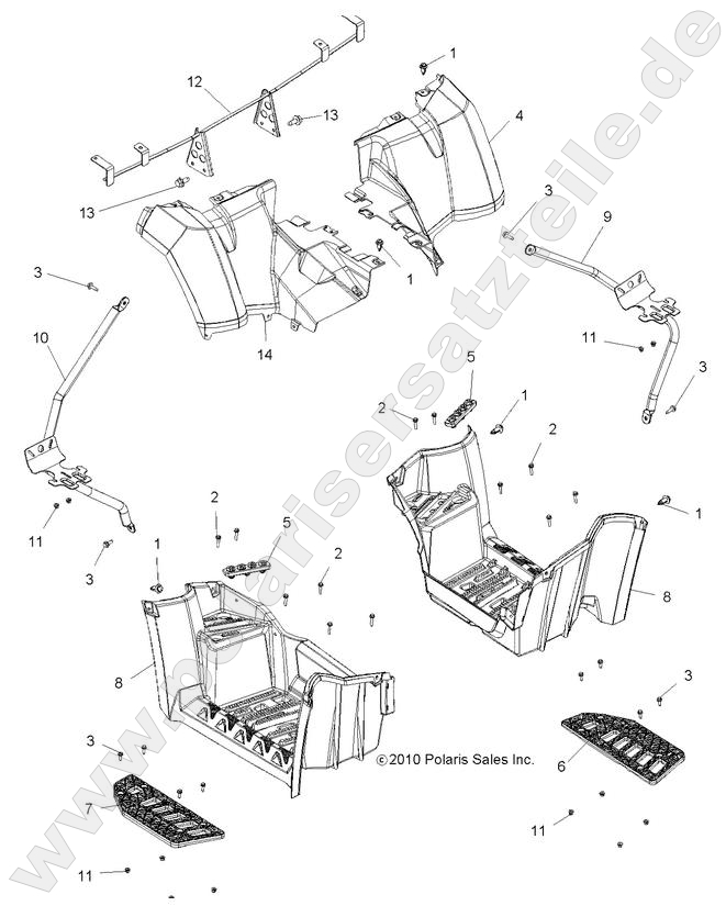 BODY, REAR CAB and FOOTWELL