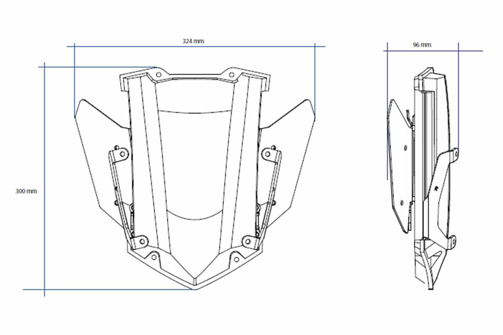 PUIG ELECTRONISCHES REGELSYSTEM ERS YAMAHA MT-09 TR - 3622N