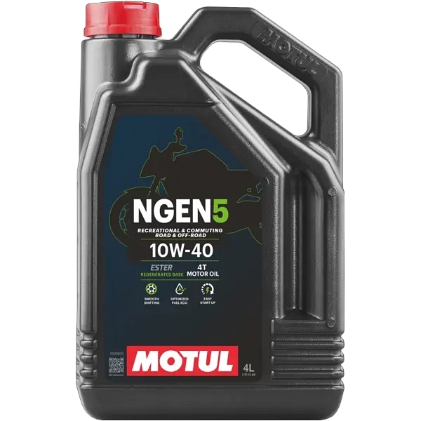 Motul Motoröl NGEN 5 4T Synthetisch 10W40 - 4 Liter Motul Motoröl NGEN 5 4T Synthetisch 10W40 - 4 Liter
