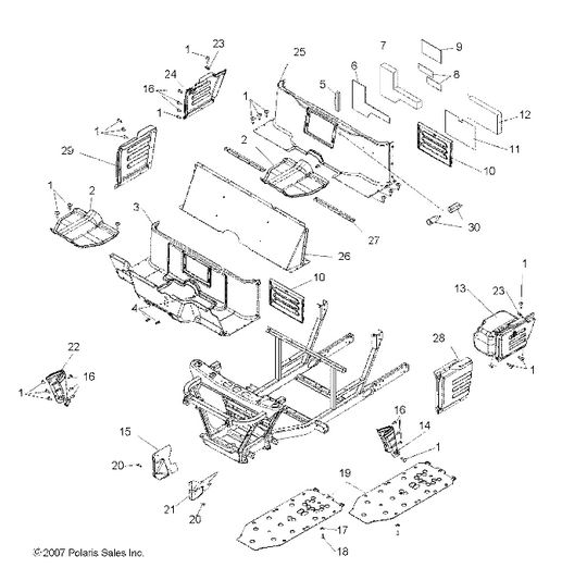 BODY, FLOOR AND FENDERS