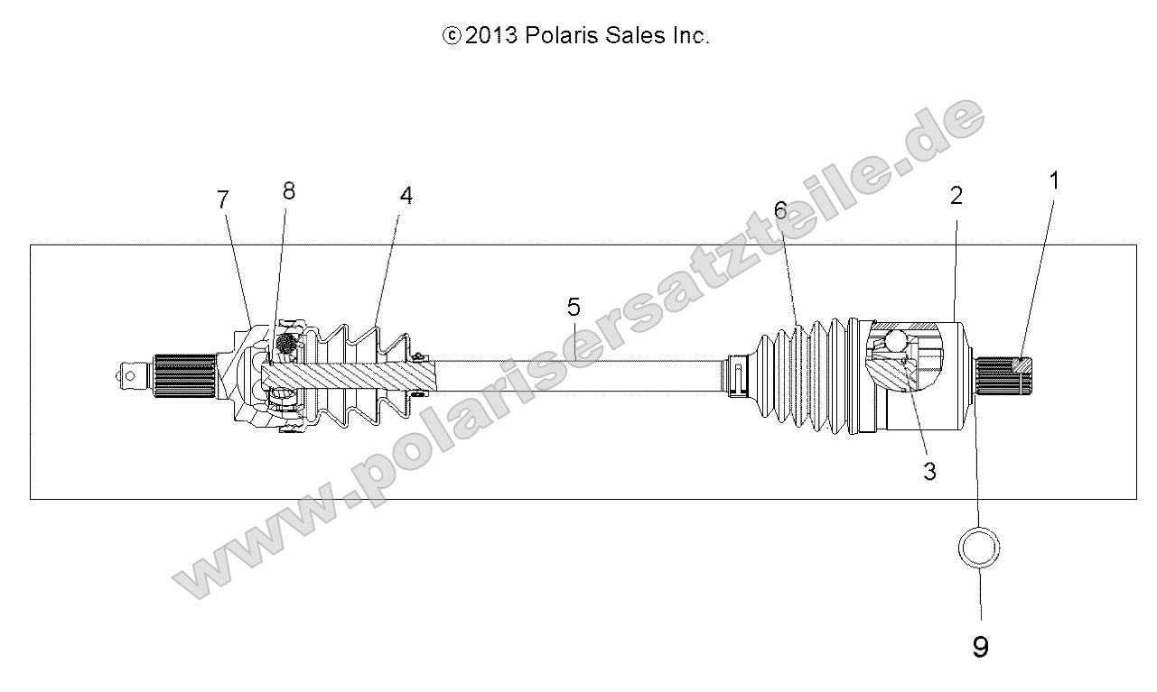 Drive Train, Drive Shaft, Front Drive Train, Drive Shaft, Front