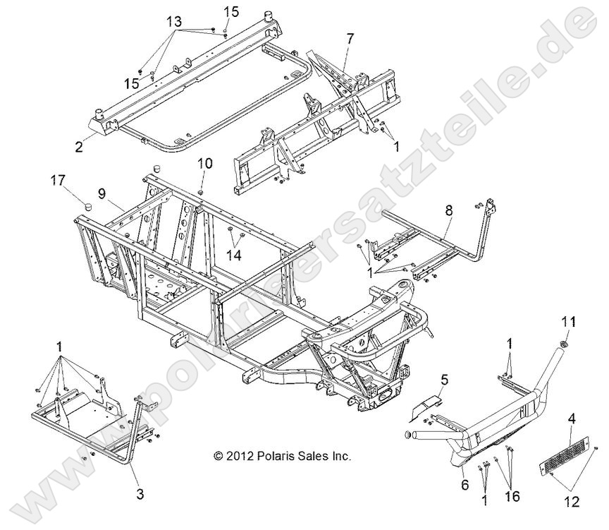 CHASSIS, FRAME and FRONT BUMPER