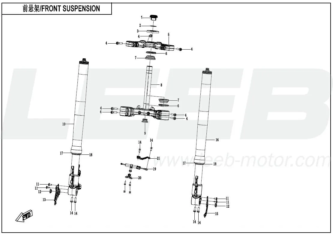 Vorderradaufhängung Vorderradaufhängung