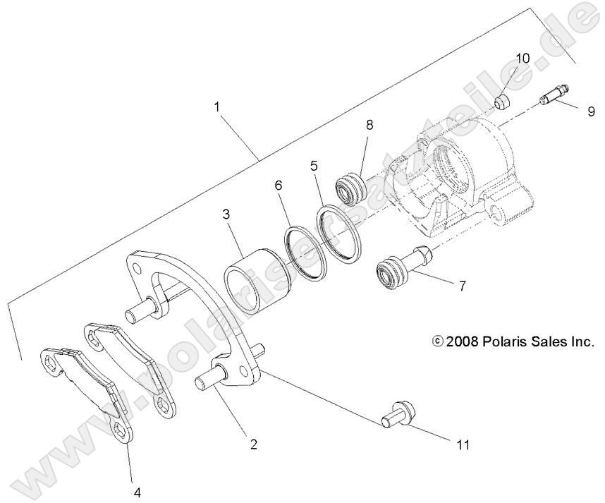 BRAKES, REAR CALIPER BRAKES, REAR CALIPER