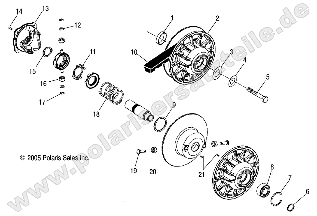 DRIVEN CLUTCH DRIVEN CLUTCH