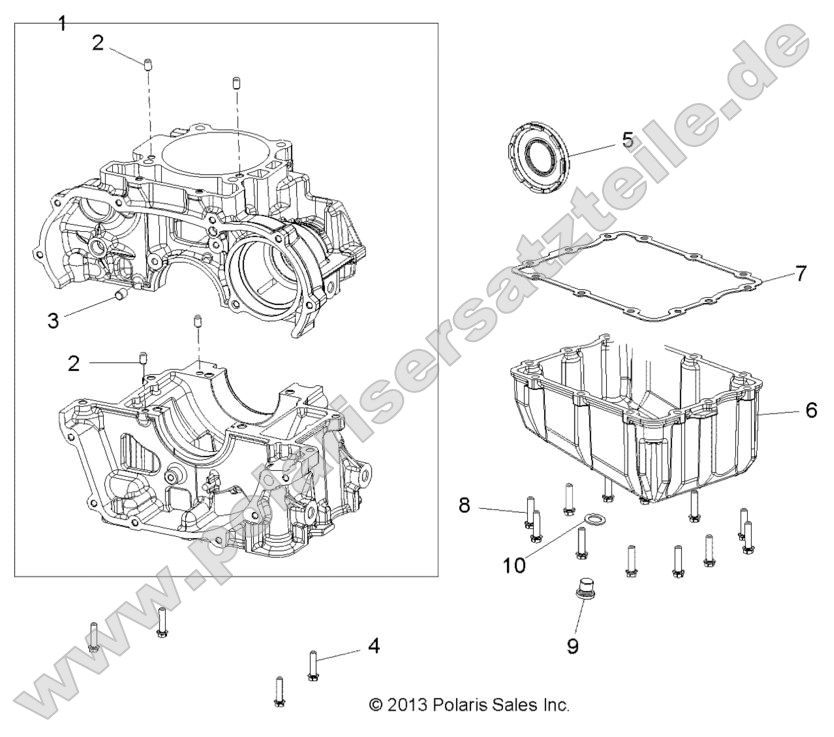 Engine, Crankcase and Oil Sump Engine, Crankcase and Oil Sump