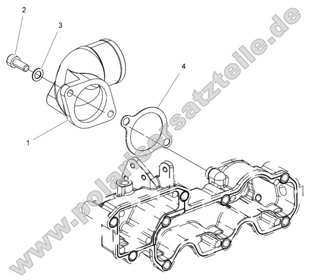 Engine, Inlet Elbow Engine, Inlet Elbow