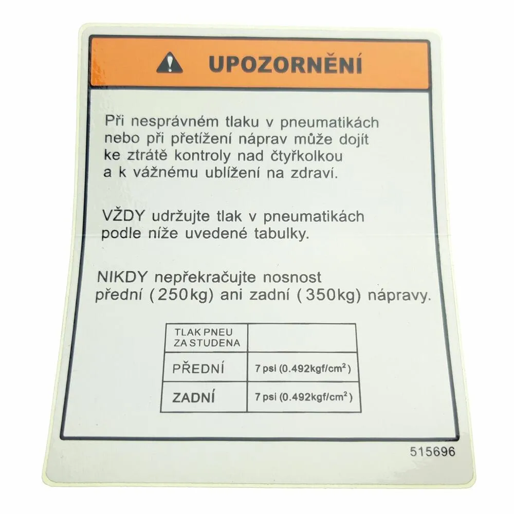img-20201020-123841 TGB LABEL, TIRE PRESSURE. - 515696
