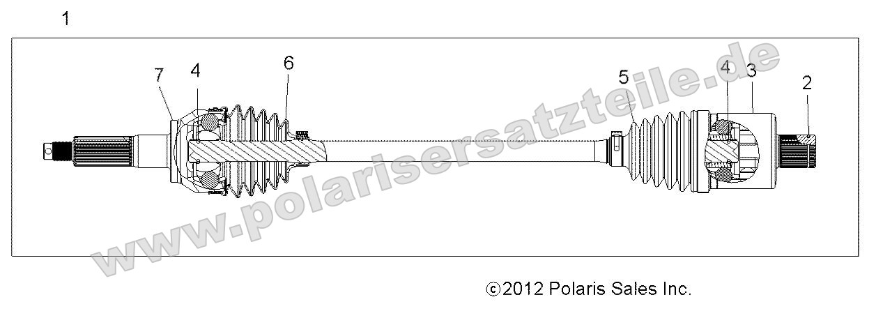 Drive Train, Rear Drive Shaft