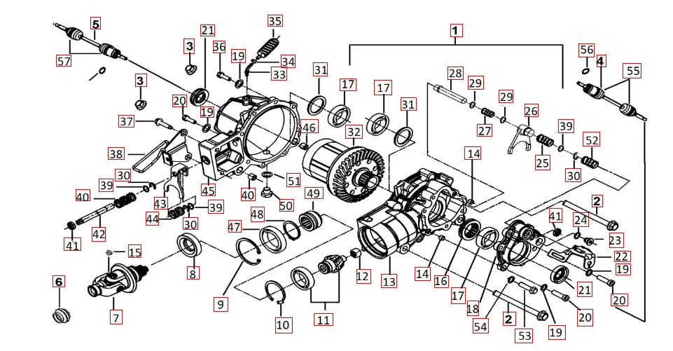Differential vorne(Sperre)