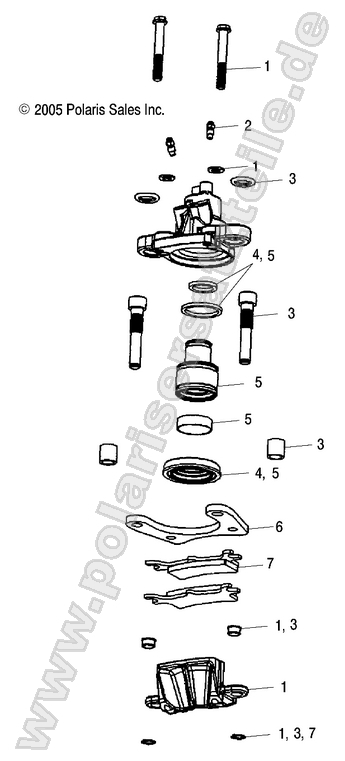 CALIPER, REAR CALIPER, REAR