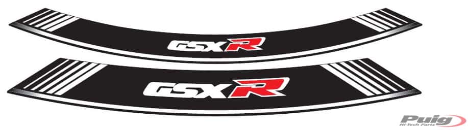 PUIG KIT 8 FELGENBÄNDER GSXR F/WEISS - 5525B