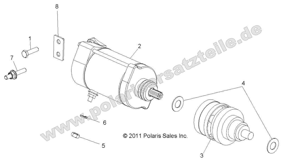 Engine, Starting Motor