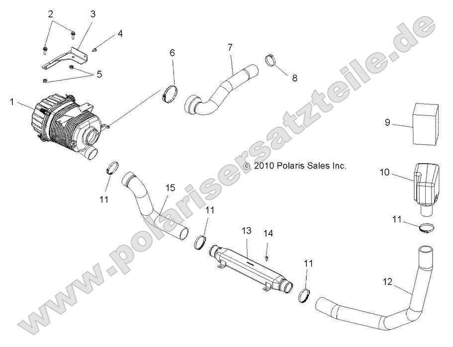 Engine, Air Intake Ducting