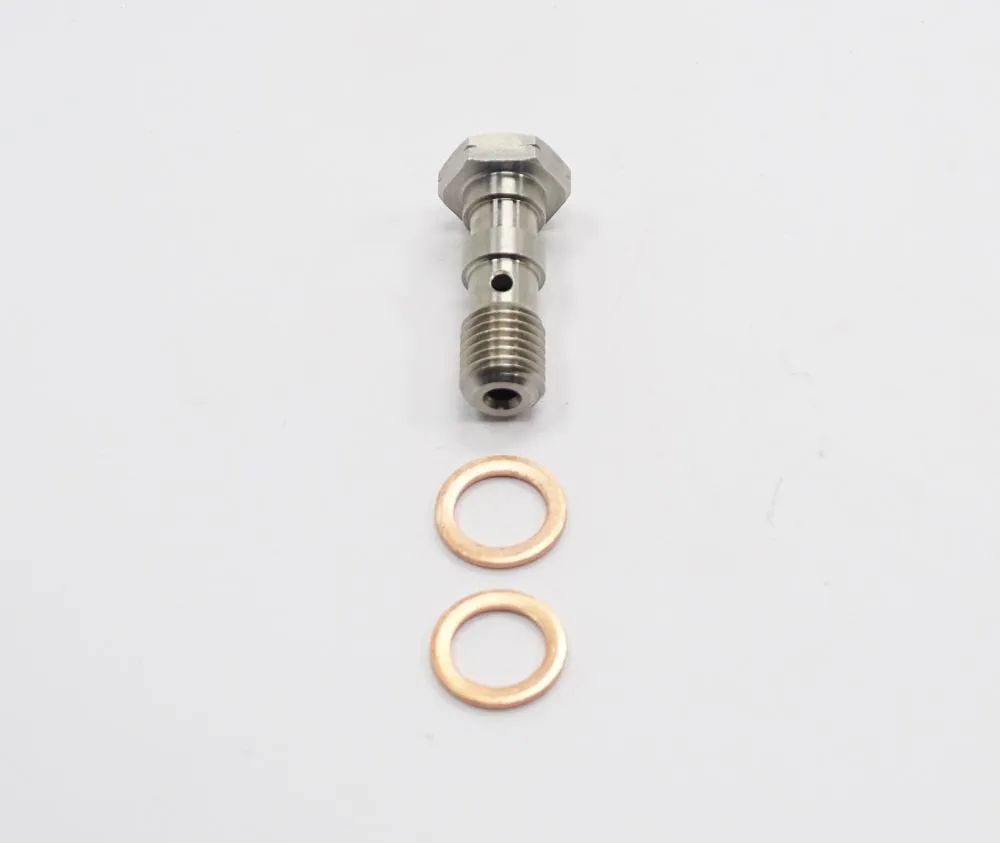 HEL Performance Edelstahl Doppel-Hohlschraube - M10x1.25