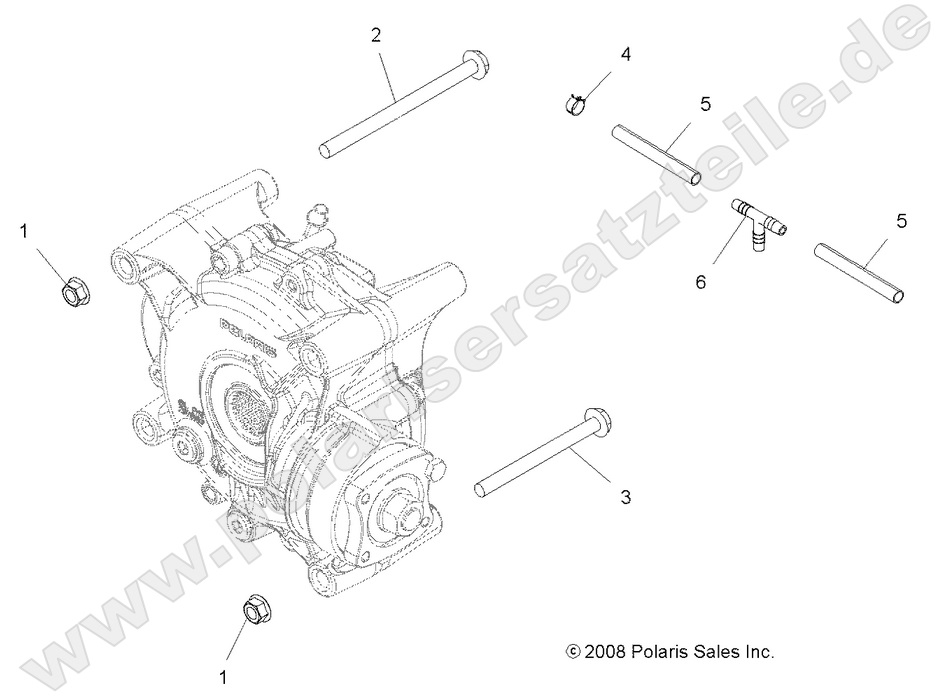 DRIVE TRAIN, GEARCASE MOUNTING, REAR DRIVE TRAIN, GEARCASE MOUNTING, REAR